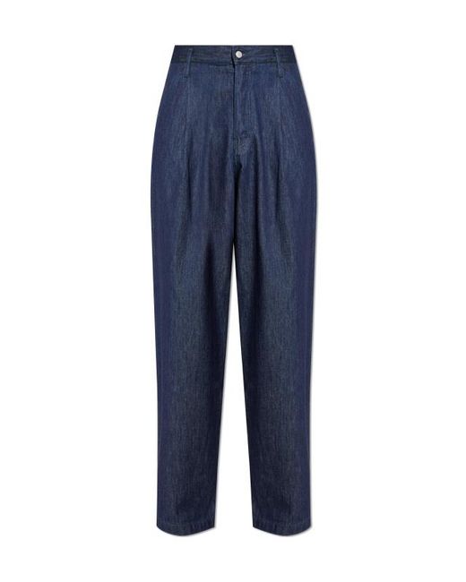 Dries Van Noten Blue Jeans With Belt Loops for men