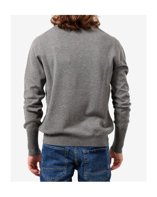 Ballantyne Gray Round Neck Sweater for men