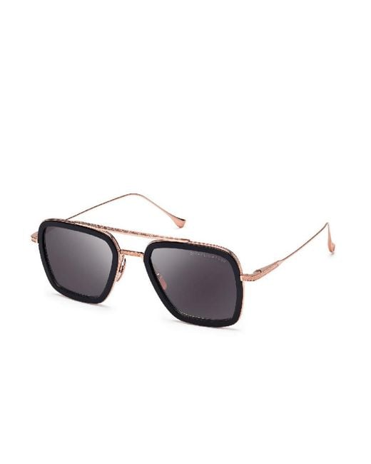 Dita Eyewear Gray Logo Sunglasses for men