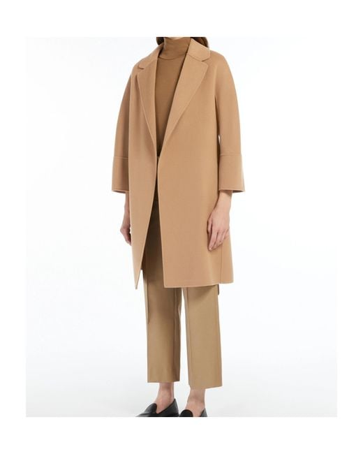 Max Mara Natural 'S Arona Belted Coat