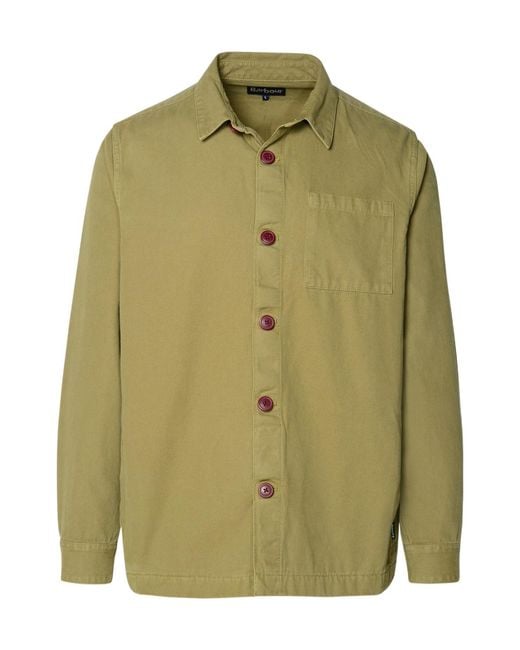 Barbour Green Long-Sleeved Shirt for men