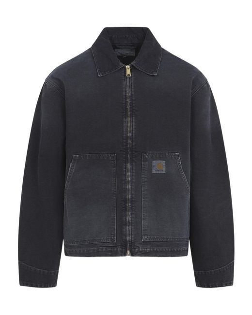 Carhartt Blue Wip Arcan Zip-Up Work Jacket for men