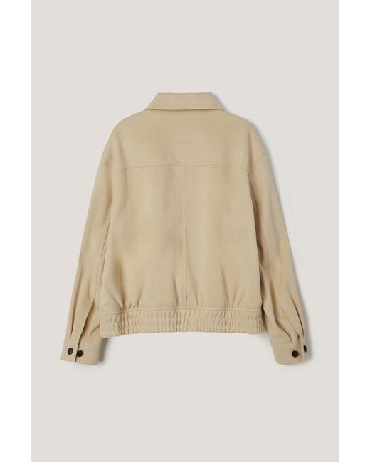 DUNST Natural Long-Sleeve Bomber Jacket for men