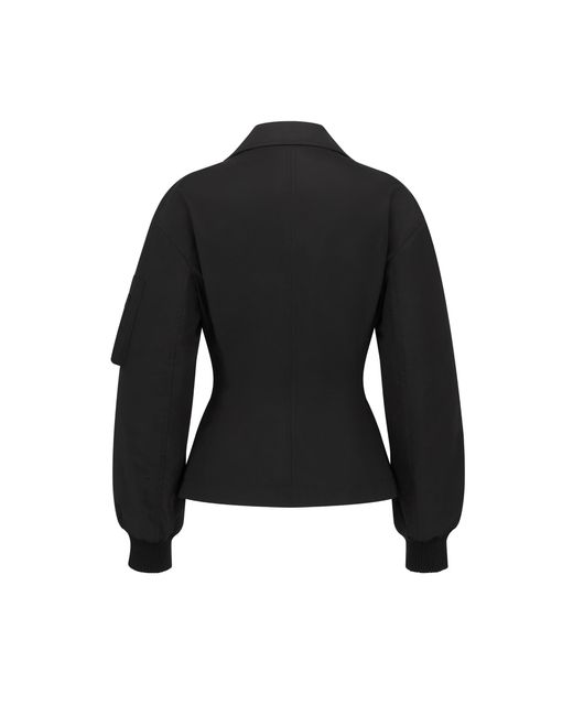 Dior Black Fitted Jacket With Integrated Bustier