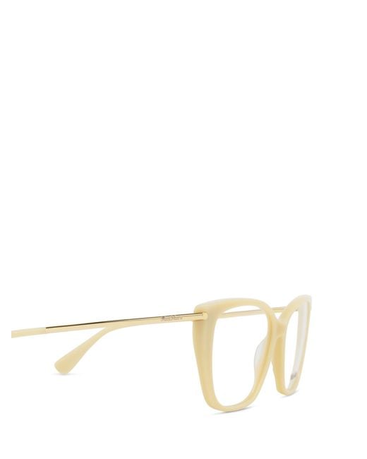 Max Mara White Butterfly Frame Glasses