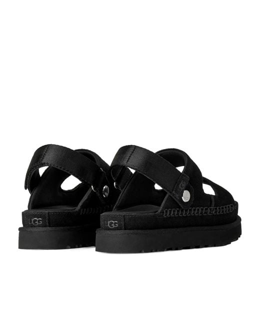 Ugg Black Goldenstar Glide Sandals