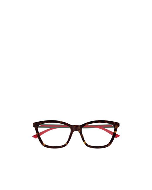 Gucci White Eyewear Square Frame Glasses