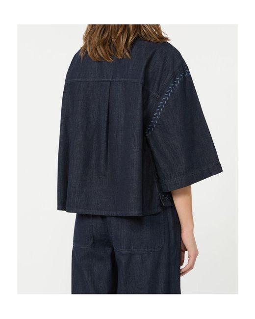 Weekend by Maxmara Blue Boxy Shirt