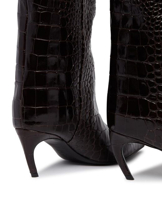 The Attico Black The Lea Heeled Boots