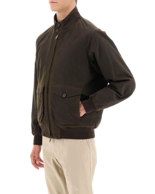 Baracuta Black Zipped Jacket for men