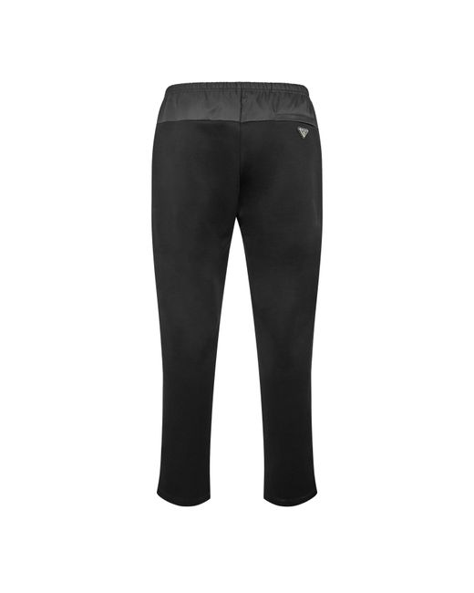 Prada Black Solid Straight Leg Pants for men