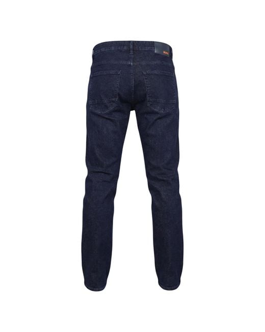 Boss Blue Belt Loop Jeans for men