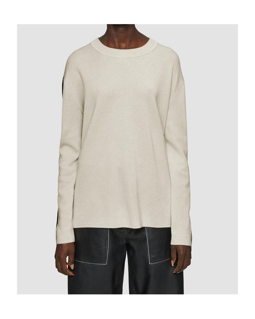 Joseph White Long-Sleeved Sweater