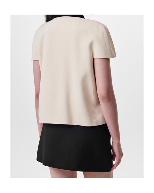 Prada Natural Compact Short Sleeved Jacket