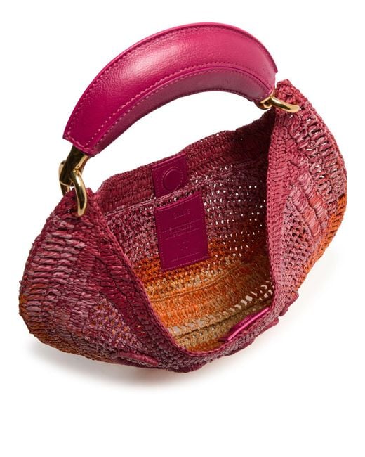 Chloé Red Summer Banana Hobo Bag