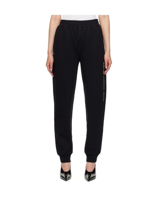 Helmut Lang Blue Elastic Waist Sweatpants