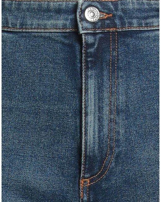 Max Mara Blue Casual Straight-Leg Pants