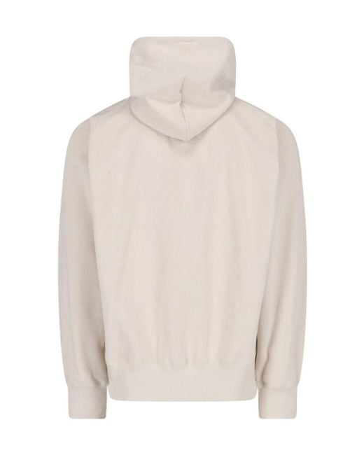 Sacai White X Carhartt Wip Jersey Hoodie for men