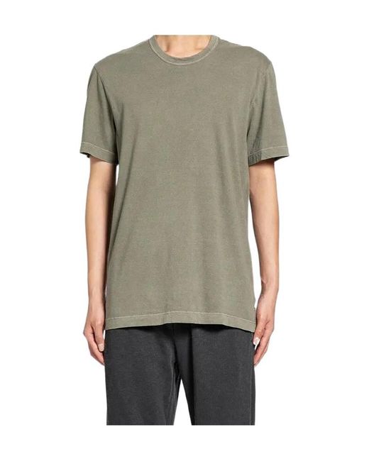 James Perse Gray Crew-Neck T-Shirt for men