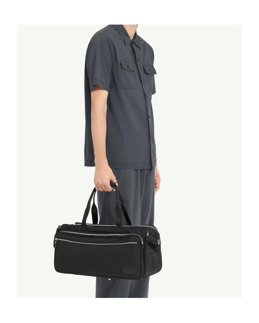 MM6 by Maison Margiela Gray Logo Embroidered Short Sleeved Shirt for men