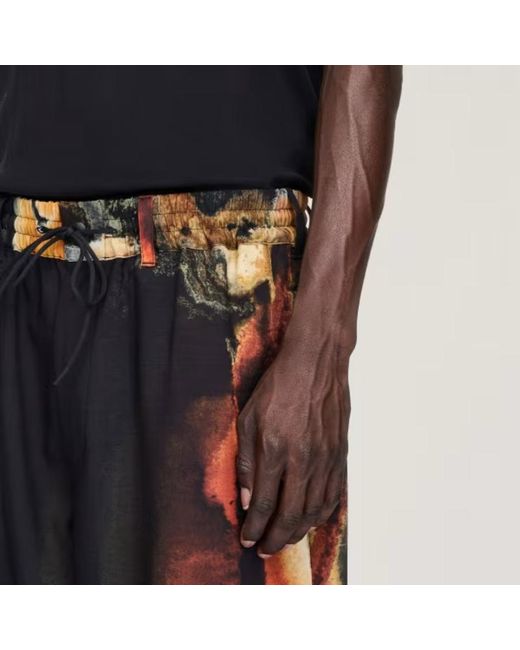 Y-3 Blue Aop Sport Uniform Track Pants for men
