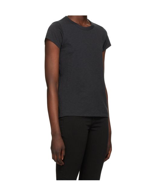 Rag & Bone Black Slim-Fit T-Shirt