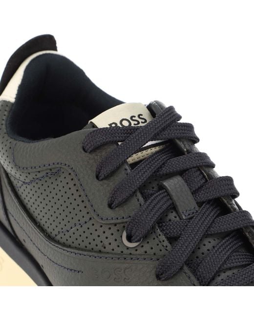 Boss Blue Retrostyle Trainers for men