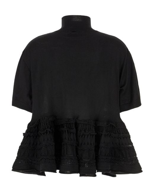 Alaïa Black Alaïa Crinoline Top