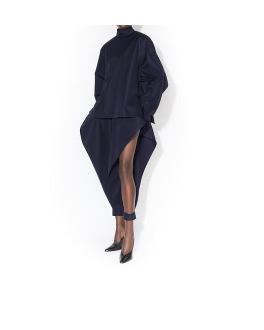 Alaïa Blue Alaïa Pointed Pants