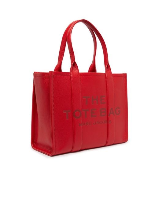 Marc Jacobs Red Large Double Handle Tote Bag