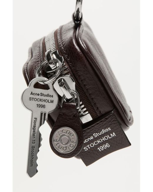 Acne Brown Camero Clip Mini Shoulder Bag