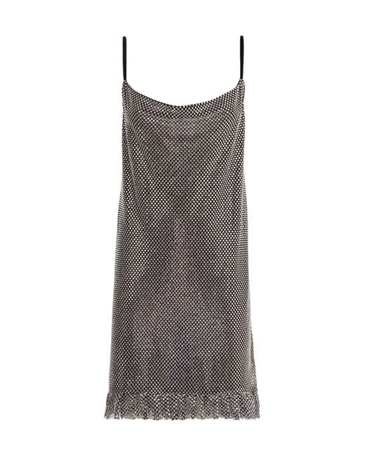 Philosophy Di Lorenzo Serafini Brown Embellished Mini Dress