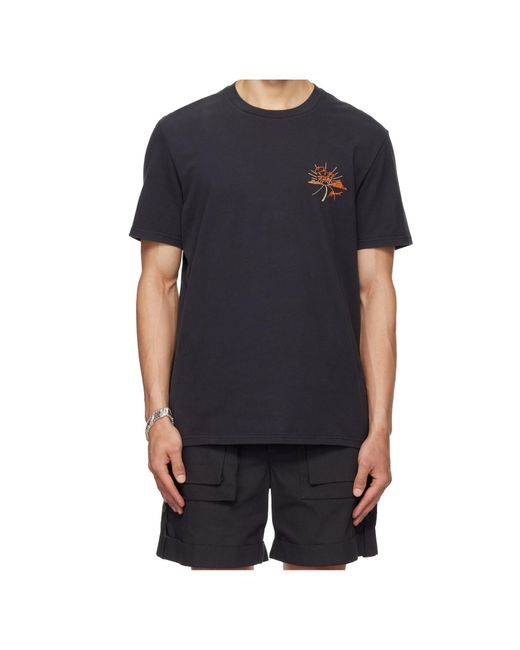 Isabel Marant Blue Short-Sleeved T-Shirt for men