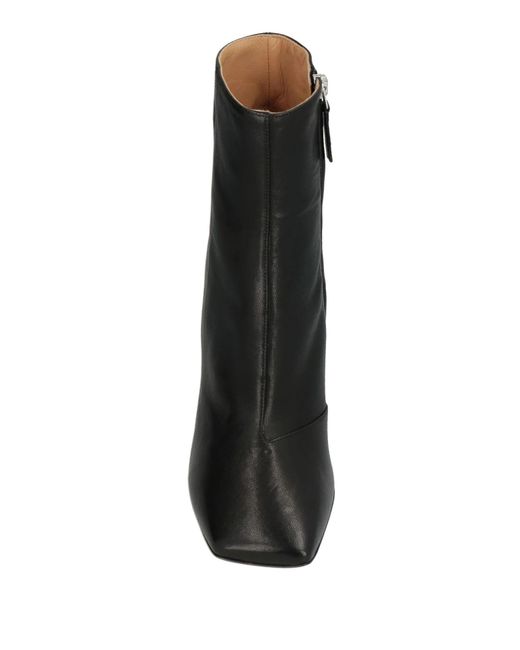 Maison Margiela Black Leather Ankle Boots