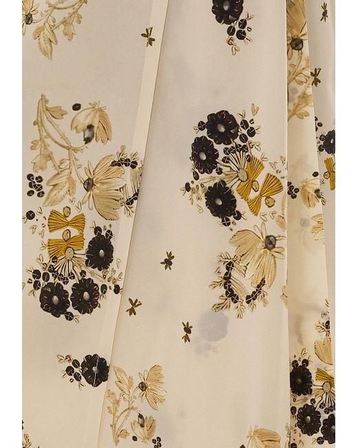 Isabel Marant Natural Patterned Skirt