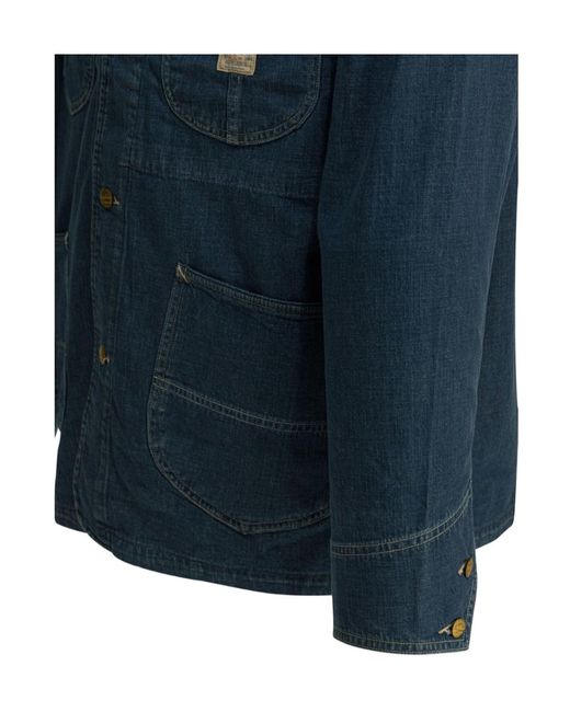 Polo Ralph Lauren Blue Waldron Utility Denim Jacket for men