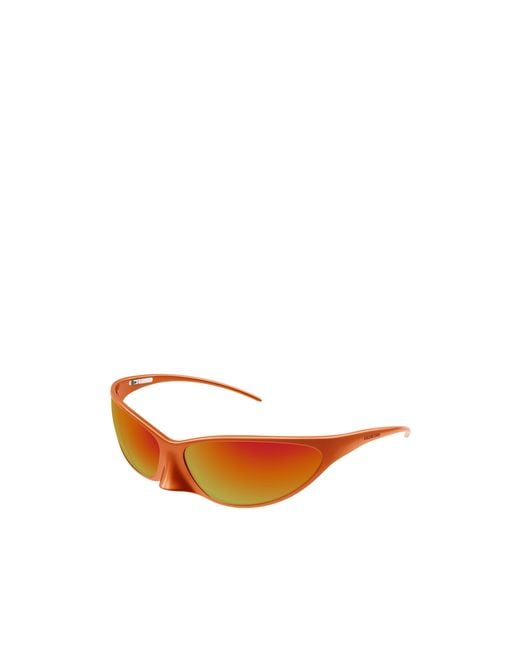 Balenciaga Orange Eyewear Cat Eye Frame Sunglasses for men