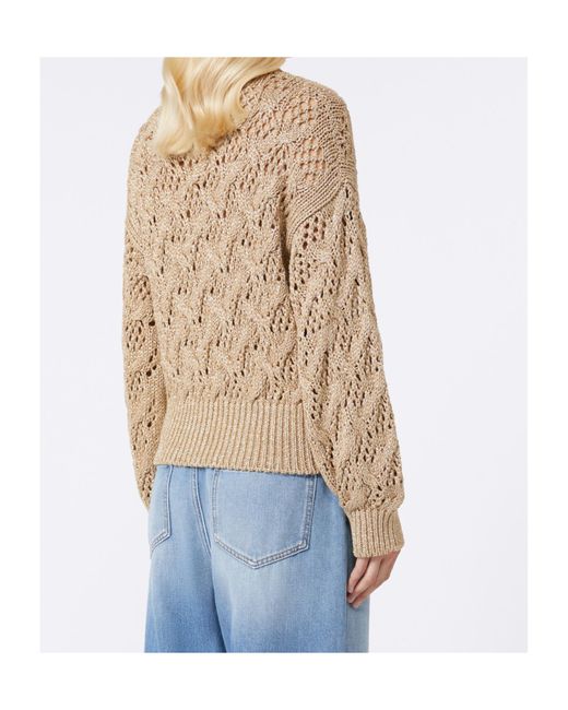 Max Mara Natural Studio Pilade Crewneck Knitted Jumper