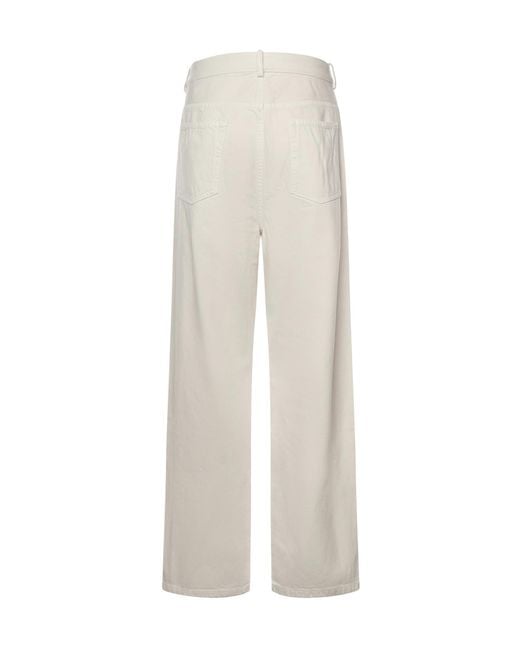 Ann Demeulemeester White Belted Straight-Leg Pants for men