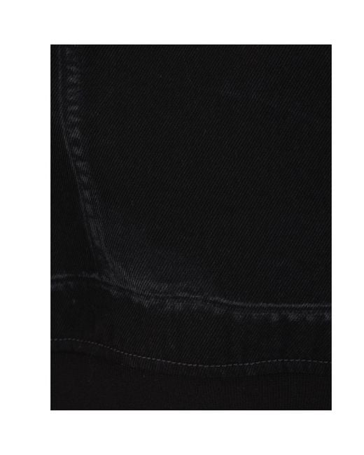 McQueen Blue Denim Bomber Jacket for men