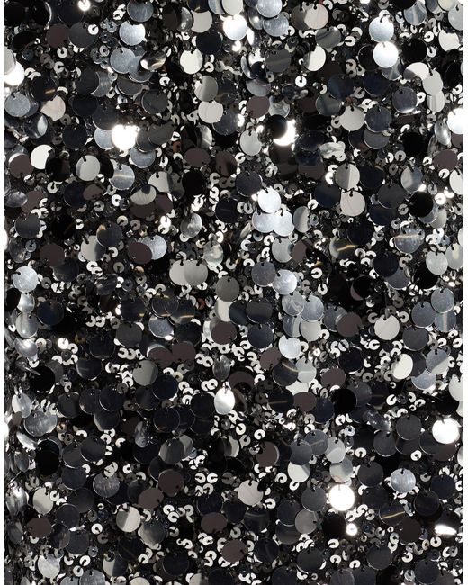 Dolce & Gabbana Black Sequin Midi Skirt