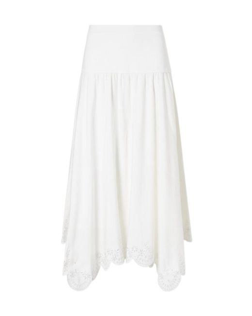 Jonathan Simkhai White Haven Midi Skirt