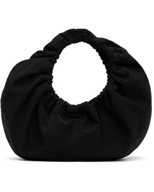 Alexander Wang Black Crescent Top Handle Bag