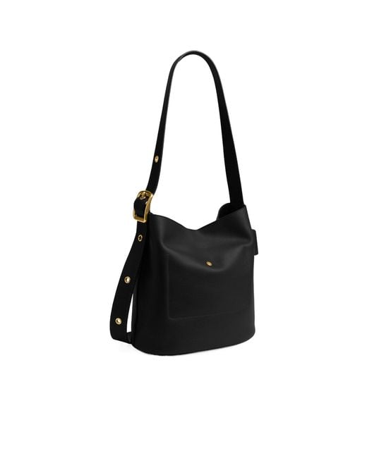 COACH Black Bleecker Bucket Bag