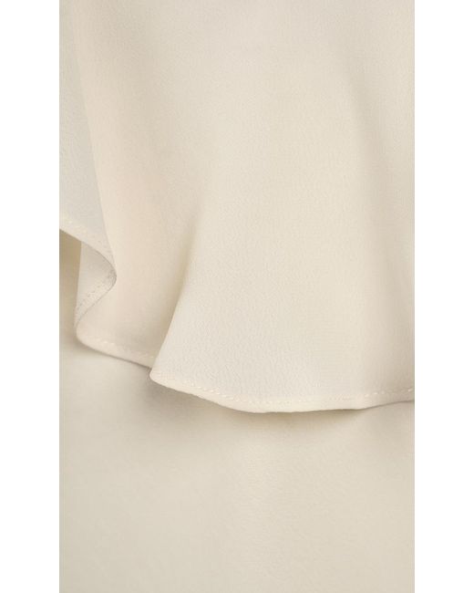 Twinset Natural Ruffle Detail Tank Top