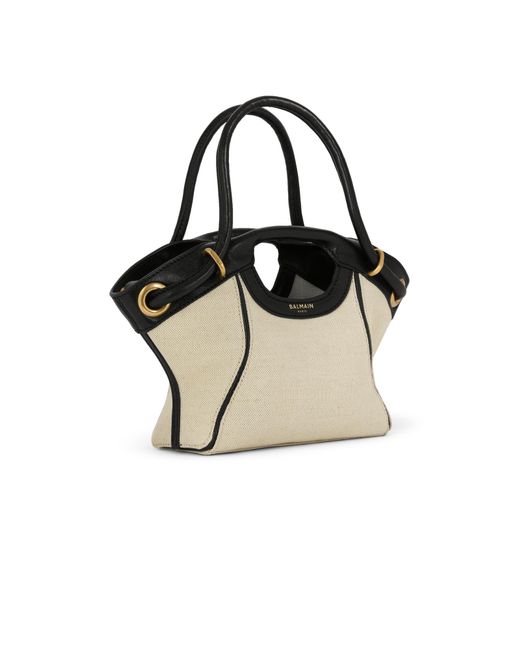 Balmain Natural Small Tote