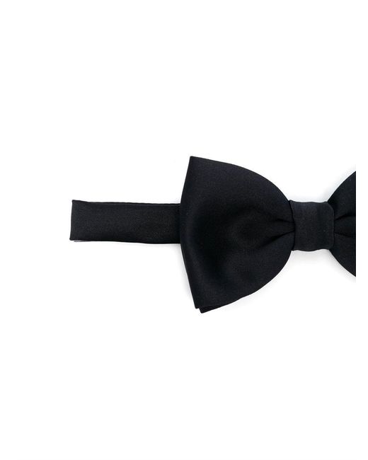 Tagliatore White Hook And Eye Fastened Papillon Bow Tie for men