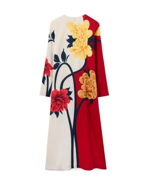 LaDoubleJ Red Floral Placed Dress