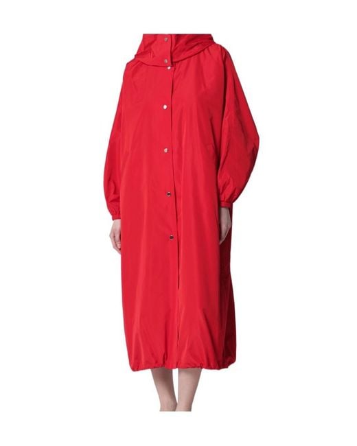Rohe Red Long-Sleeve Casual Jacket