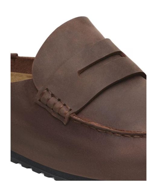 Birkenstock Brown Naples 2.0 Slip-On Loafers for men